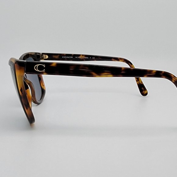 *SOLD* Coach HC8261 L1059 544687 Black Tortoise Sunglasses FRAME ONLY 56-18-140 - Picture 3 of 12
